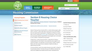 Section 8 Housing Choice Voucher - The City of Ann Arbor