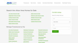 Ann Arbor Area Homes for Sale - MLS.com