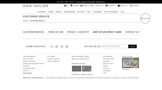 ann taylor credit card