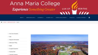 Apply - Anna Maria College
