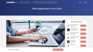 TNEA Application Form 2019, Registration - Apply online here