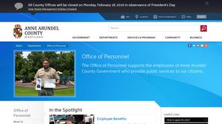 Office of Personnel | Anne Arundel County, MD