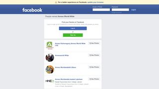 Annex World Wide Profiles | Facebook