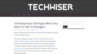 10 Anonymous Chat Apps When You Want To Talk To Strangers ...