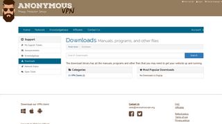 Downloads - Anonymous VPN