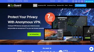 TorGuard: Anonymous VPN, Proxy & Email Services | 7 Day Free Trial