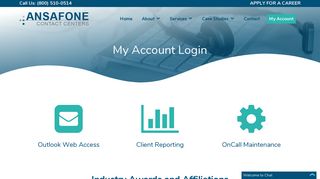 My Account Login | Ansafone Contact Centers