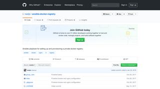 GitHub - neetjn/ansible-docker-registry: Ansible playbook for setting ...