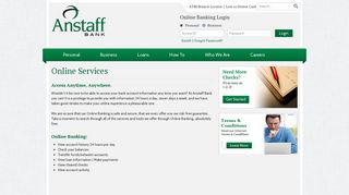 Online Services :: Anstaff Bank