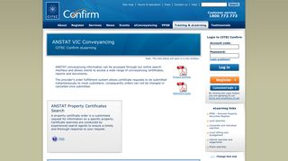 ANSTAT VIC Conveyancing - CITEC Confirm