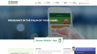 Answer Mobile® - Easily view auto insurance ID ... - Answer Financial