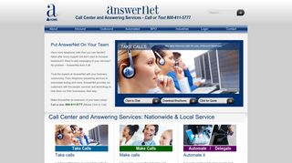 Call Center and Answering Services | AnswerNet Call Centers