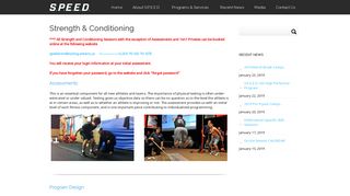 Strength & Conditioning « S.P.E.E.D. HD Strength and Conditioning