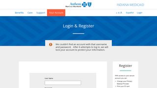 Login | Anthem BlueCross BlueShield - Indiana Medicaid