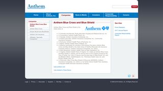 Anthem Blue Cross and Blue Shield - Anthem, Inc.