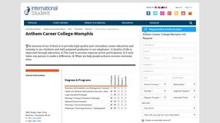 Anthem Career College-Memphis - International Student
