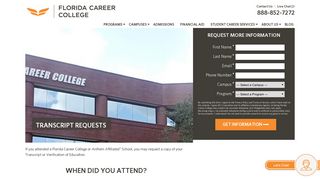 Transcripts | Florida Career College