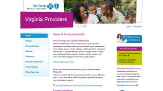 Home | Virginia Providers - Anthem HealthKeepers Plus