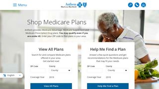 shop for Medicare plans today. - Anthem Blue Cross