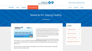 Anthem Rewards | Anthem BlueCross BlueShield - Indiana Medicaid