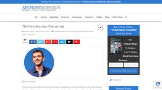 The New Success Connection - Anthony Morrison