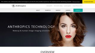 Anthropics Technology Ltd | Makeup and human imaging solutions