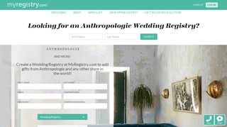 Anthropologie Wedding Registry | MyRegistry.com