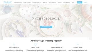 Anthropologie Wedding Registry - The Knot