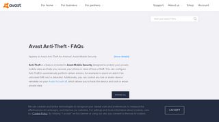 Avast Anti-Theft - FAQs | Official Avast Support