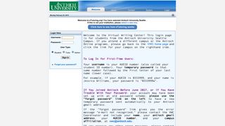 Antioch University Seattle - Welcome to eTutoring.org
