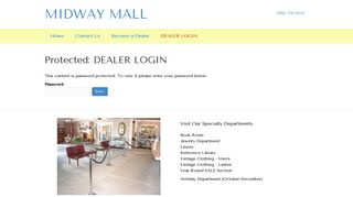 dealer login - Midway Antique Mall