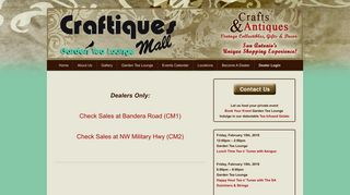 Dealer Login – Craftiques Mall – San Antonio Vintage Collectibles and ...