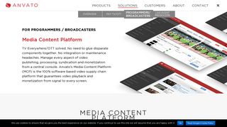 Media Content Platform | Anvato