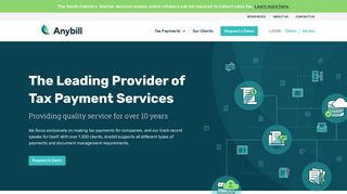 Anybill | The Leading Provider of Tax Payment Services