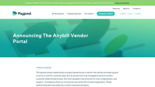 Announcing The Anybill Vendor Portal - Paypool