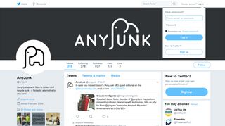 AnyJunk (@anyjunk) | Twitter