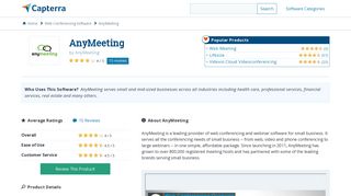 AnyMeeting Reviews and Pricing - 2019 - Capterra