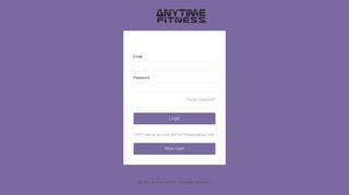 Anytime Fitness | Login