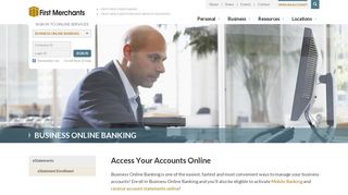 Online Banking - First Merchants Bank