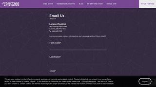 Email Us - Email Club | Anytime Fitness