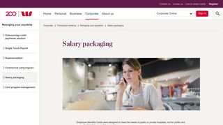 Salary packaging | Westpac