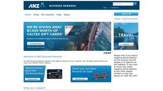 ANZ Business Rewards - Home