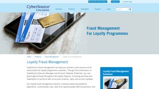 Loyalty Fraud Management- ANZ- CyberSource