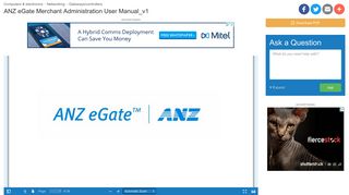 ANZ eGate Merchant Administration User Manual_v1 | manualzz.com