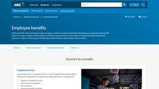 Employee benefits | ANZ