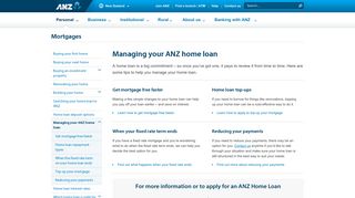 Managing your ANZ home loan | ANZ