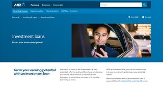 Investment loans | ANZ