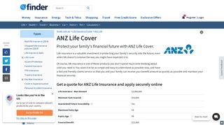 ANZ Life Cover Review January 2019 | finder.com.au