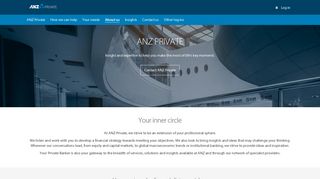 About ANZ Private banking | ANZ