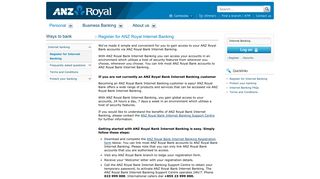 Register for ANZ Royal Internet Banking | ANZ Cambodia